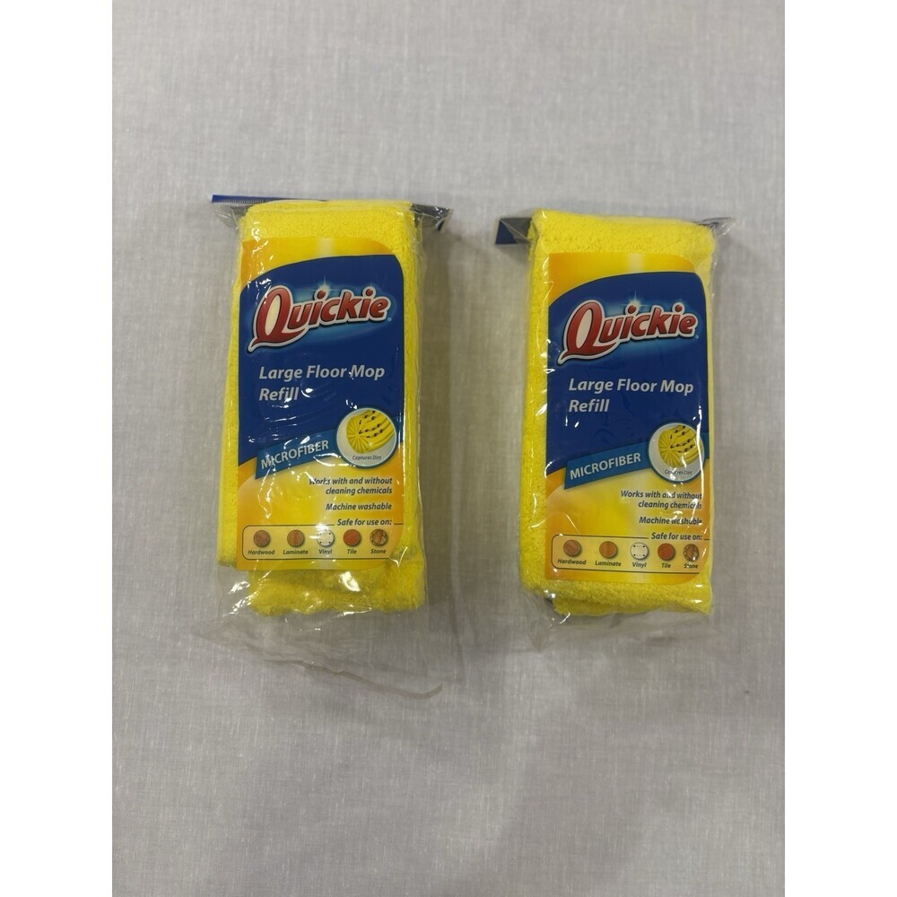 Quickie Clean Results Jumbo Microfiber Floor Mop Refill #077